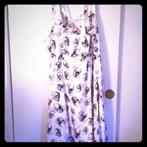 Skull cocktail dress